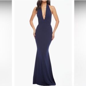 Dress the Population Camden Gown Navy Blue